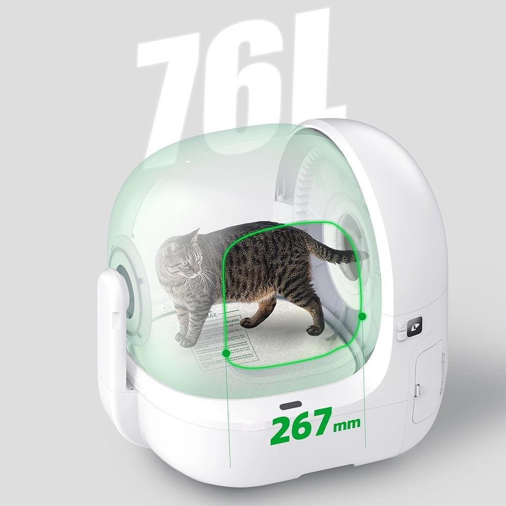 PET KIT PUROBOT MAX PRO 2.0 AI-Camera Self-Cleaning Cat Litter Box